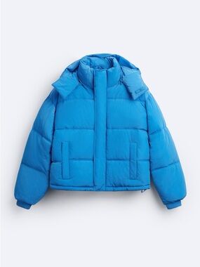 Zara HOODED PUFFER JACKET